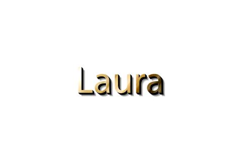 Laura Name 3d 15733175 Png
