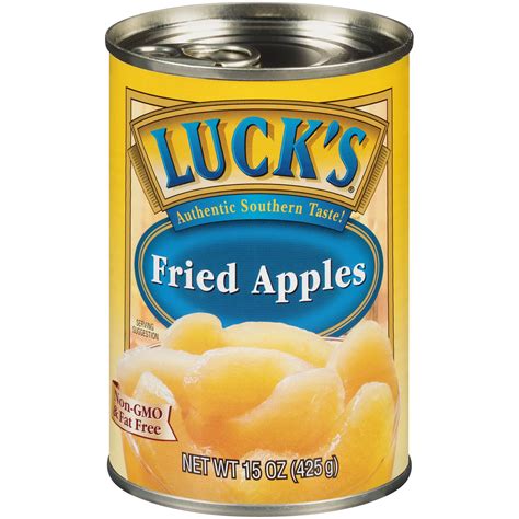 Lucks Canned Fried Apples 15 Oz Can