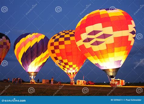 Hot Air Balloons Flight Stock Image Image Of Ascension 5596611