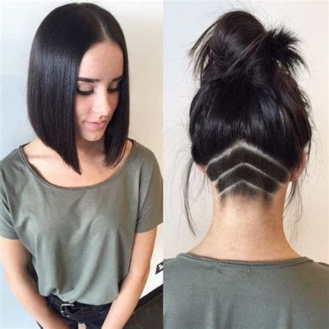 The Timeless Undercut Bob Haircut Embrace Two Trends Rolled Into One
