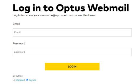 Optus Webmail Steps To Login And Password Change Webmailup