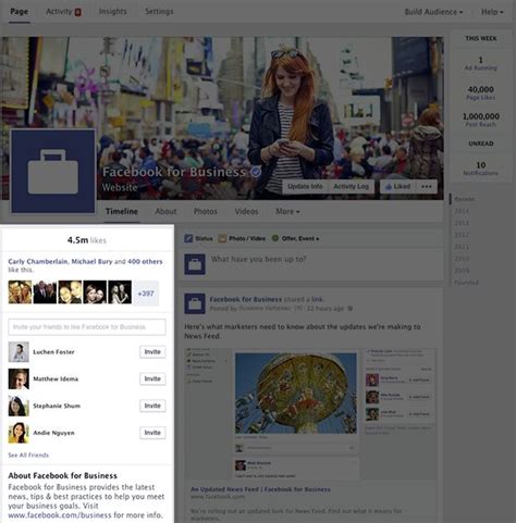 Neues Design Facebook Seiten And Auswirkungen Für Unternehmen Facebook