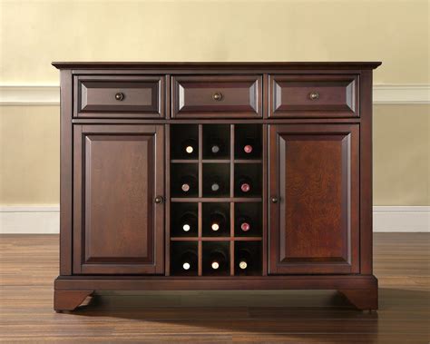 Crosley Lafayette Buffet Server Sideboard Cabinet With Wine Storage By Oj Commerce 419 00