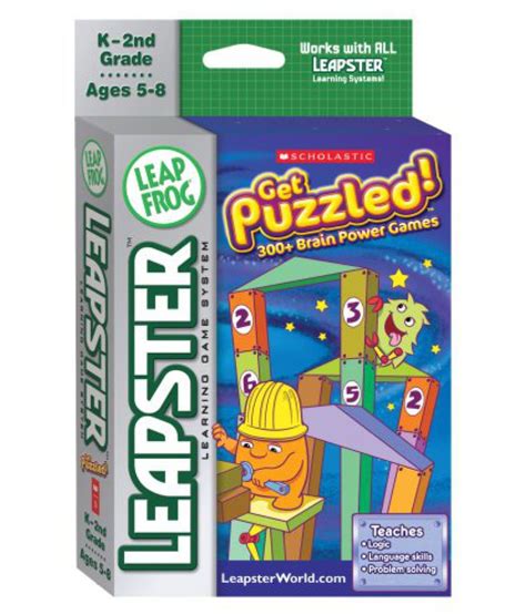 Leapfrog Leapster Learning Game Scholastic Get Puzzled Buy Leapfrog