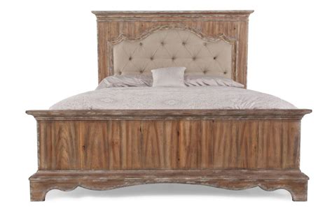 Hooker Chatelet Upholstered Mantle Panel Bed Mathis Brothers Furniture
