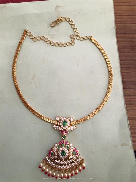Traditional Light Weight Gold Attigai South India Jewels