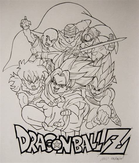The main protagonist and favorite character of the cartoon series is son goku. Dragonball Z Poster by werewolfpatronus on deviantART ...