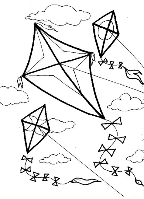 You can use our amazing online tool to color and edit the following children flying kites coloring pages. Kite Printable | Fun Family Crafts