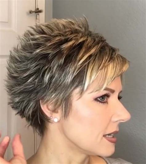 14 recommendation spiky hairstyles for ladies over 50