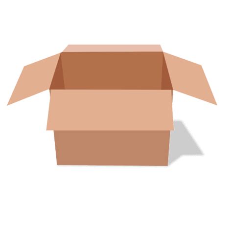 Open Side View Cardboard Png And Svg Design For T Shirts