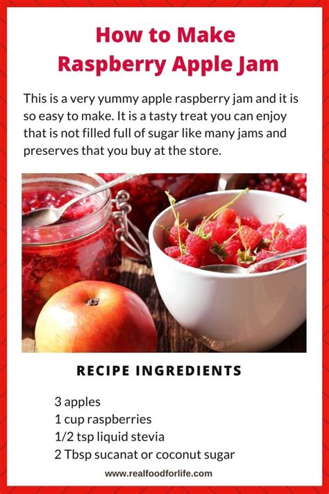 Apple Raspberry Jam Is Simple To Make And Exceptionally Yummy