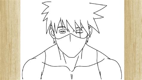 How To Draw Kakashi Hatake From Naruto Como Desenhar O Kakashi De