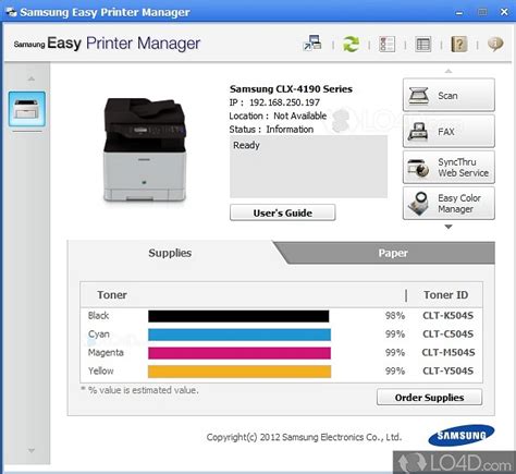 Samsung universal print driver for windows. Samsung Easy Printer Manager - Download