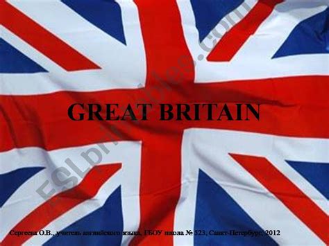 Esl English Powerpoints Great Britain