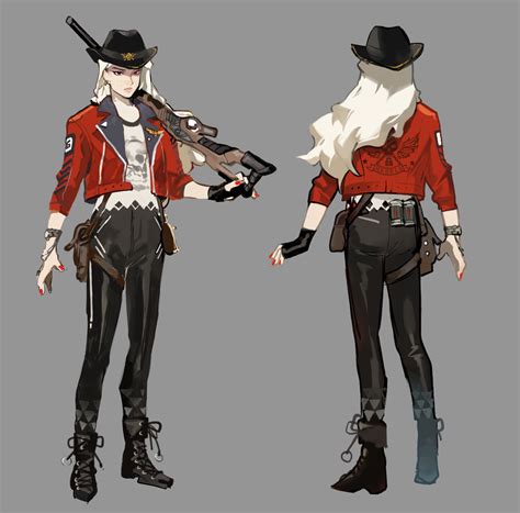 Xiao Tong Kong Overwatch Deadlock Rebels Cover Ashe Design Concepts