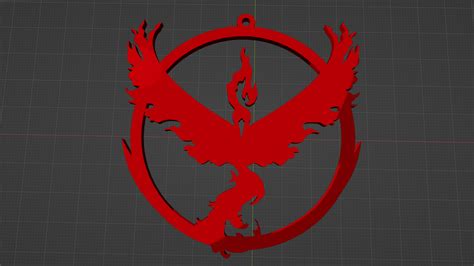 Fichier Stl Valor Symbol Moltres Pokemon Keychan Necklace・modèle