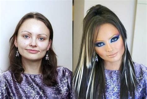 Rus Kadınların Sırrı çözüldü Rus Kızlarının Makyaj Hileleri Rus Kızlarının Makyajsız Halleri
