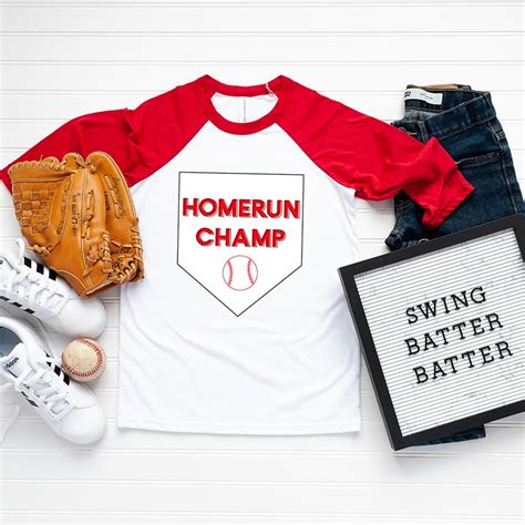 Download FREE Baseball SVG files - Homerun Champ Shirt | seeLINDSAY