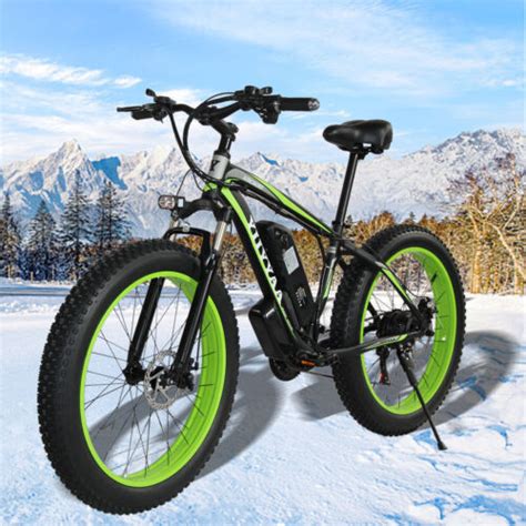 26500w350w 36v Electric Snow Mountain E Bike Bicycle 21speed Shimano