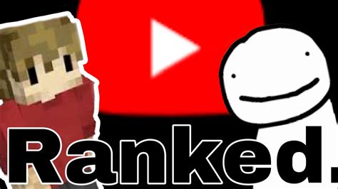 Minecraft Youtubers Ranked Youtube