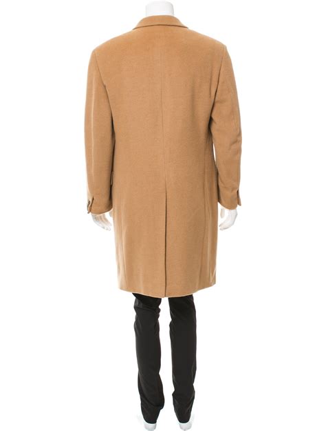 Michael Kors Longline Camel Hair Overcoat Clothing Mic55355 The