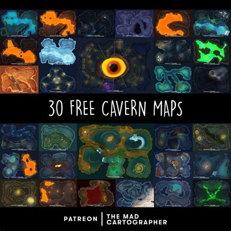 Though this is my favorite style right now, i'm also willing to try new things as long as i maintain most of my creative freedom. 30 Free Cavern Battlemaps : battlemaps in 2020 | Dungeon ...