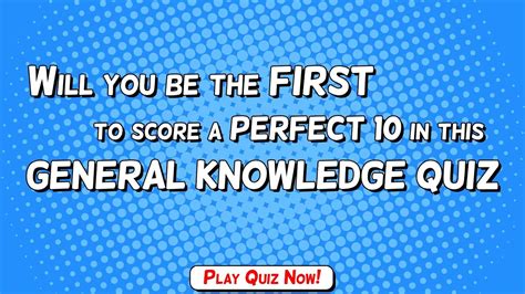 General Knowledge Quiz Youtube