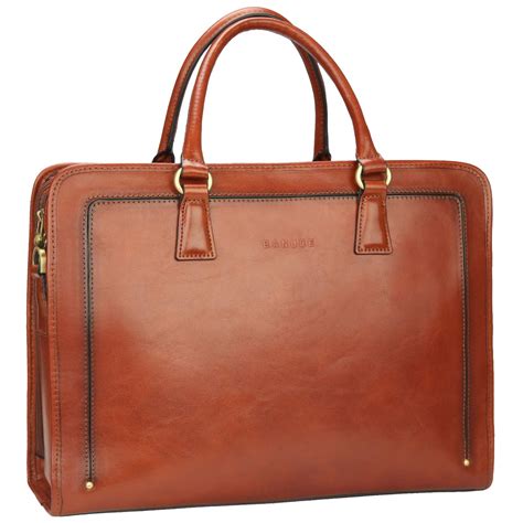 Banuce Full Grains Italian Leather Briefcase For Women Handbags 14