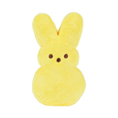 Peeps Bunny Plush Yellow 6 Inches