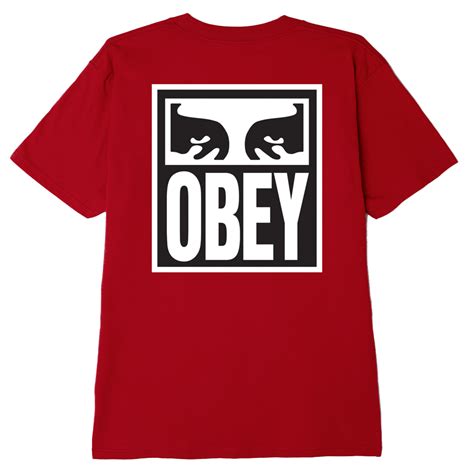 Obey Eyes Icon 2 Classic T Shirt Obey Clothing Uk