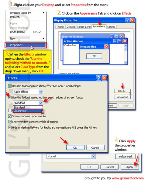 How To Enable Clear Type In Windows Xp