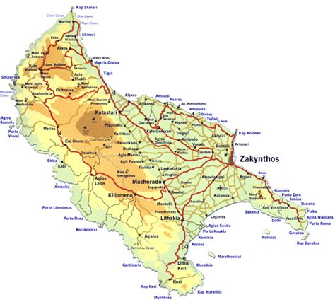 Zakynthos Maps
