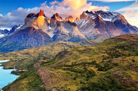 Patagonia The Region Comprises The Southern Section Of The Andes