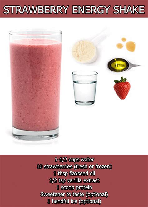 Vanilla Strawberry Protein Powder Shake Recipe How To Make Protein