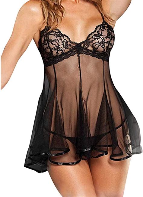 EJTAQ Womens Sexy Lingerie Sexy Lace Lingerie Nightdress Sexy Lingerie