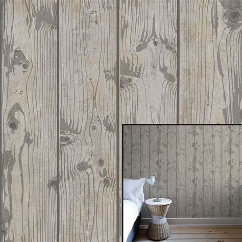 Grey Wood Effect Wallpaperwoodfloorwalltilewood Flooring 487122