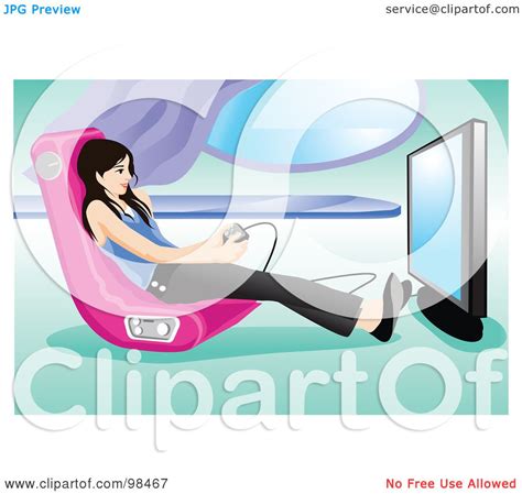 Royalty Free Rf Clipart Illustration Of A Teen Girl