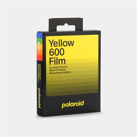 Polaroid Black And Yellow 600 Instant Film Duochrome Edition