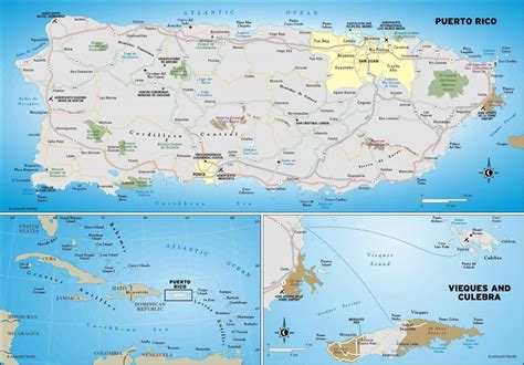 Map Of Puerto Rico Travelsfinderscom