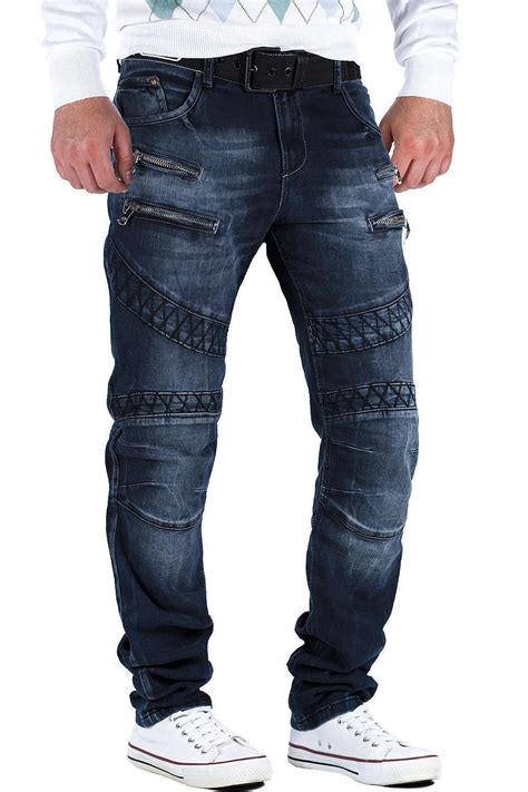 Mens Jeans Trousers Mens Pants Straight Slim Regular Cut Fit Cargo Denim Flashy Ebay