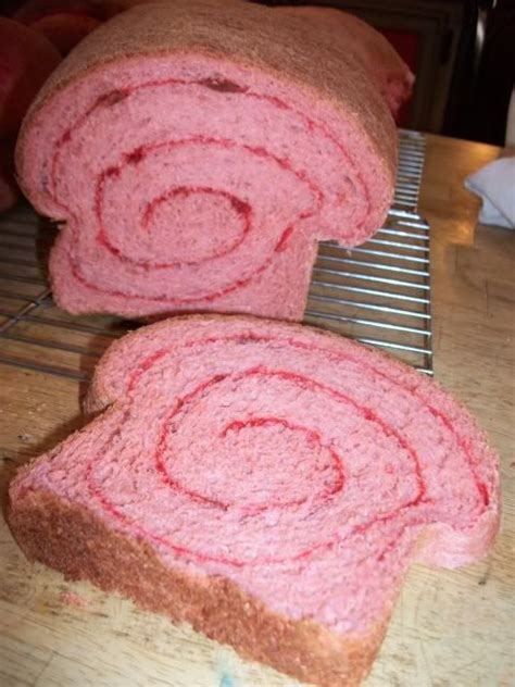 Pink Swirl Bread For Valentines Day Swirled Bread Holiday Fun