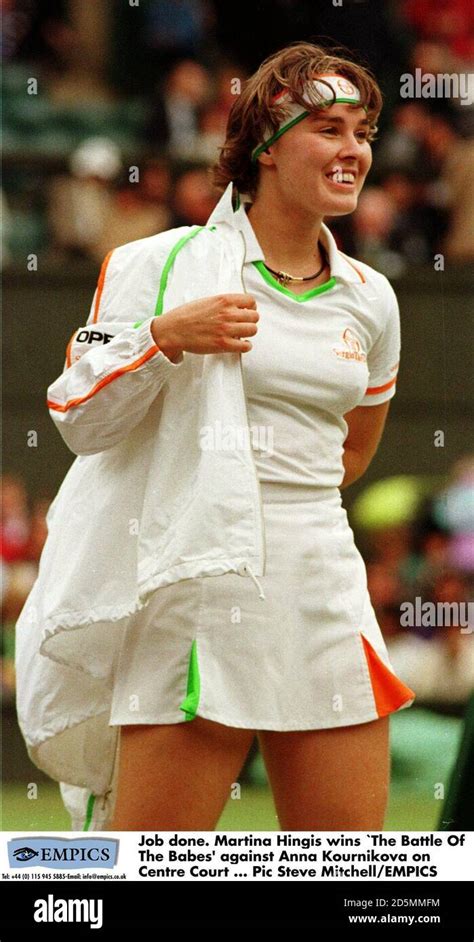 Job Done Martina Hingis Wins The Battle Of The Babes Against Anna