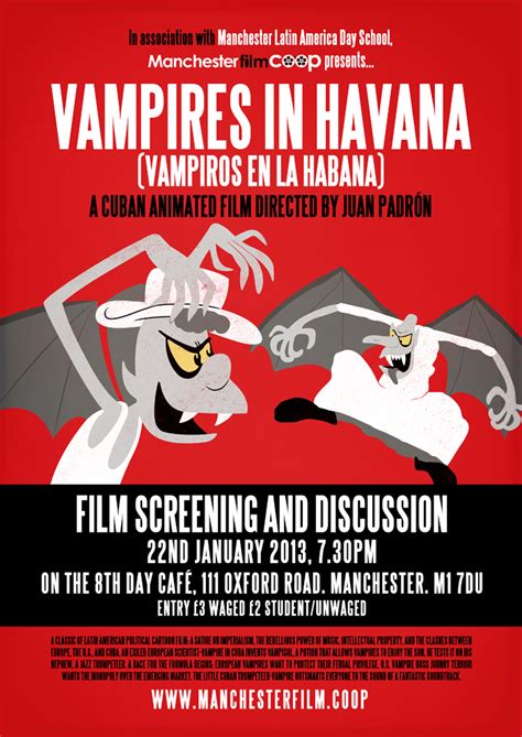 22 January Vampires In Havana Manchester Film Cooperative
