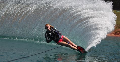 Breeden Other Locals Master Water Skiing At Lake 38