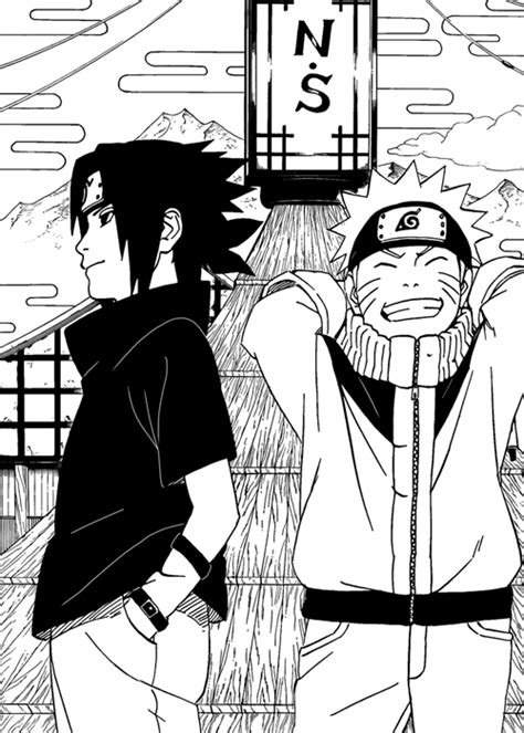 Naruto And Sasuke Manga