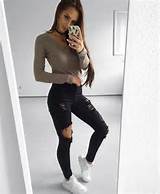 Heels Jeans Outfits Pictures