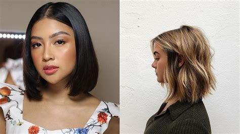 Center parts and straight blunt cuts are perfect for ladies who are battling fine hair or thinning hair. 20 Lob Hairstyle And Haircut Ideas