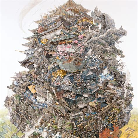 The Intricate Large Scale Pen And Ink Drawings Of Manabu Ikeda