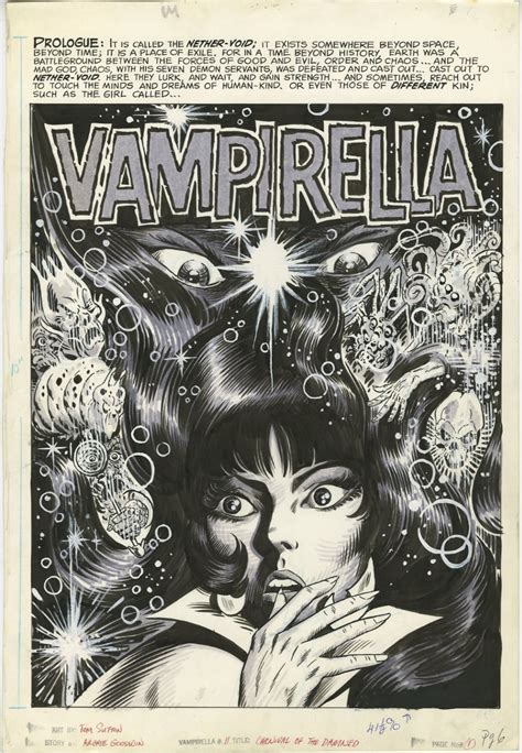 Vampirella 11 Tom Sutton Carnival Of The Damned Splash Page 1 In