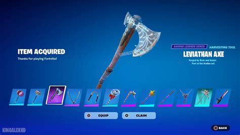 How To Get Leviathan Axe Pickaxe Now Free In Fortnite Free Leviathan